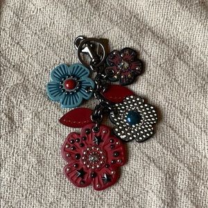 Coach Exotic Floral Mix Bag Charm